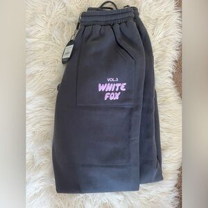 White Fox Volcanic Gray Vol. 3 Joggers